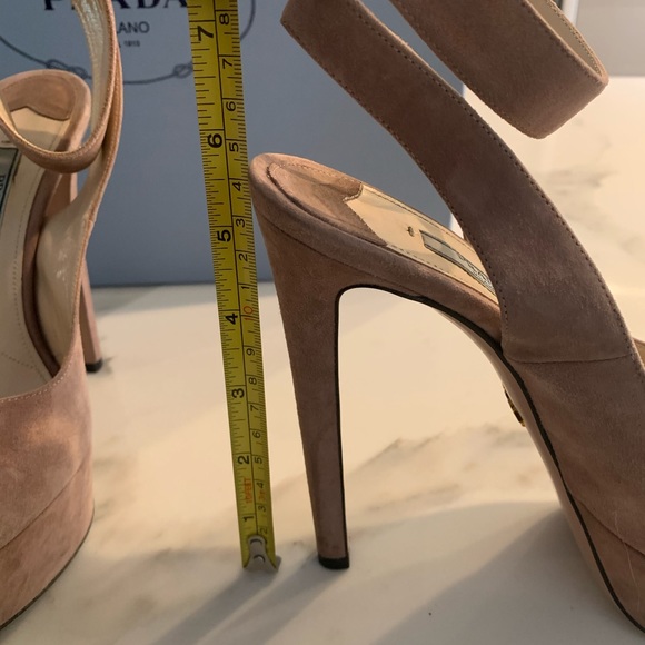 Prada Suede Dark Rose Shoes - Picture 6 of 8